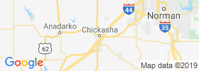 Chickasha map